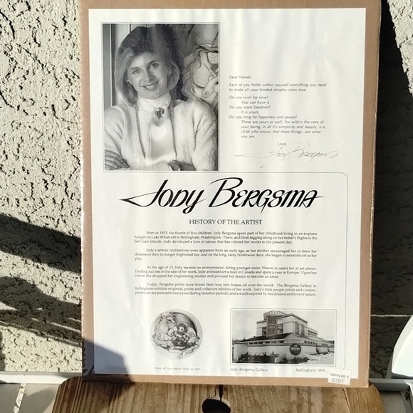 Matted Lithograph by Jody Bergsma Sealed - Picture 3 of 7